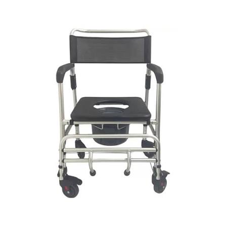 Cadeira de banho alumínio B100 (140kg) - Supermedy
