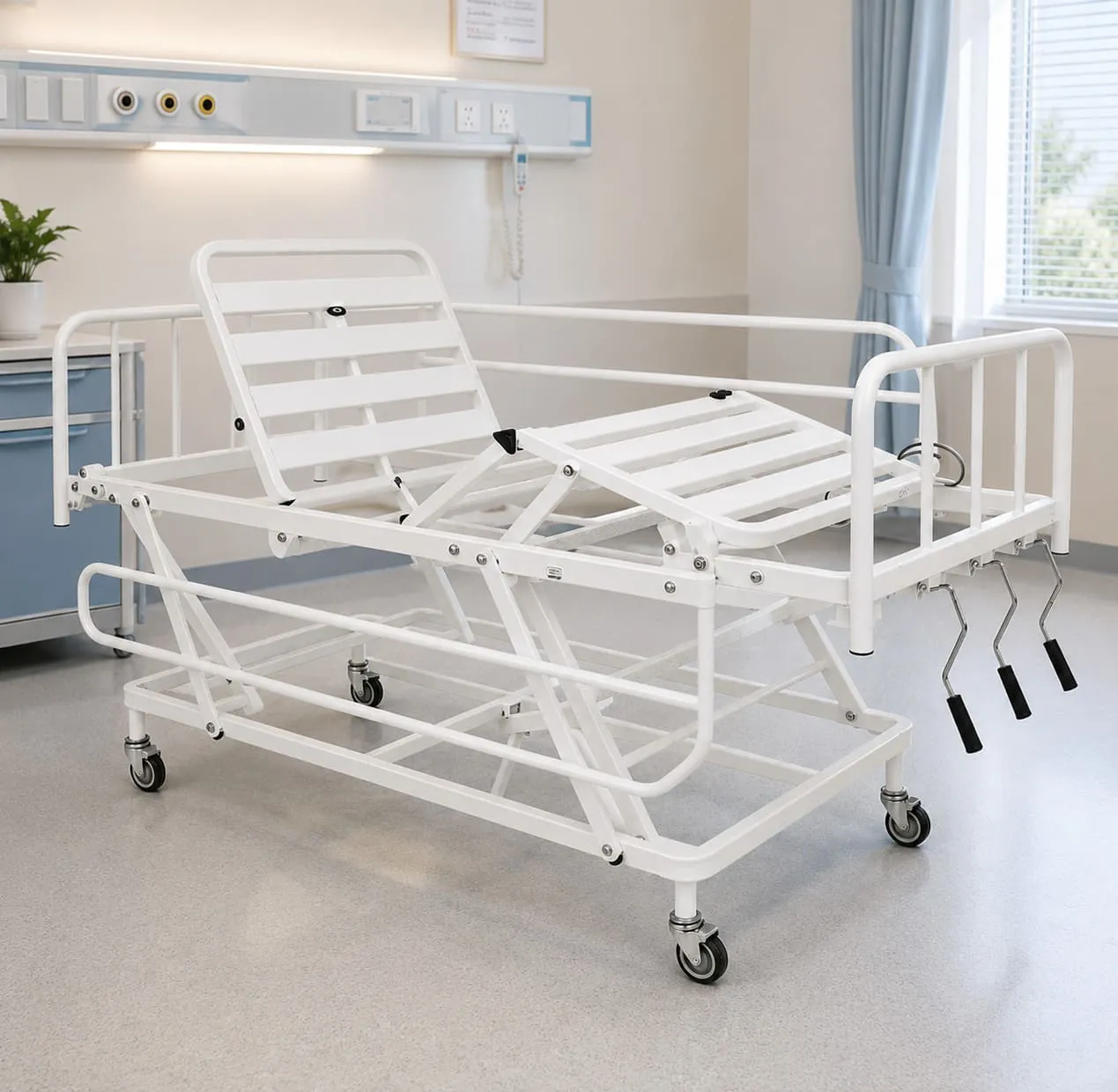 Cama de 03 Manivelas Evolution Steel - Pilati