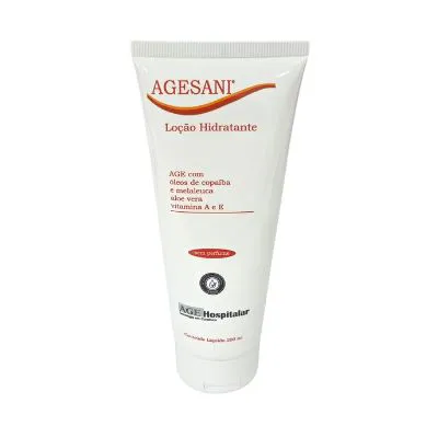 Locao Cremosa Hidratante Bisnaga Agesani 200g c PHMB
