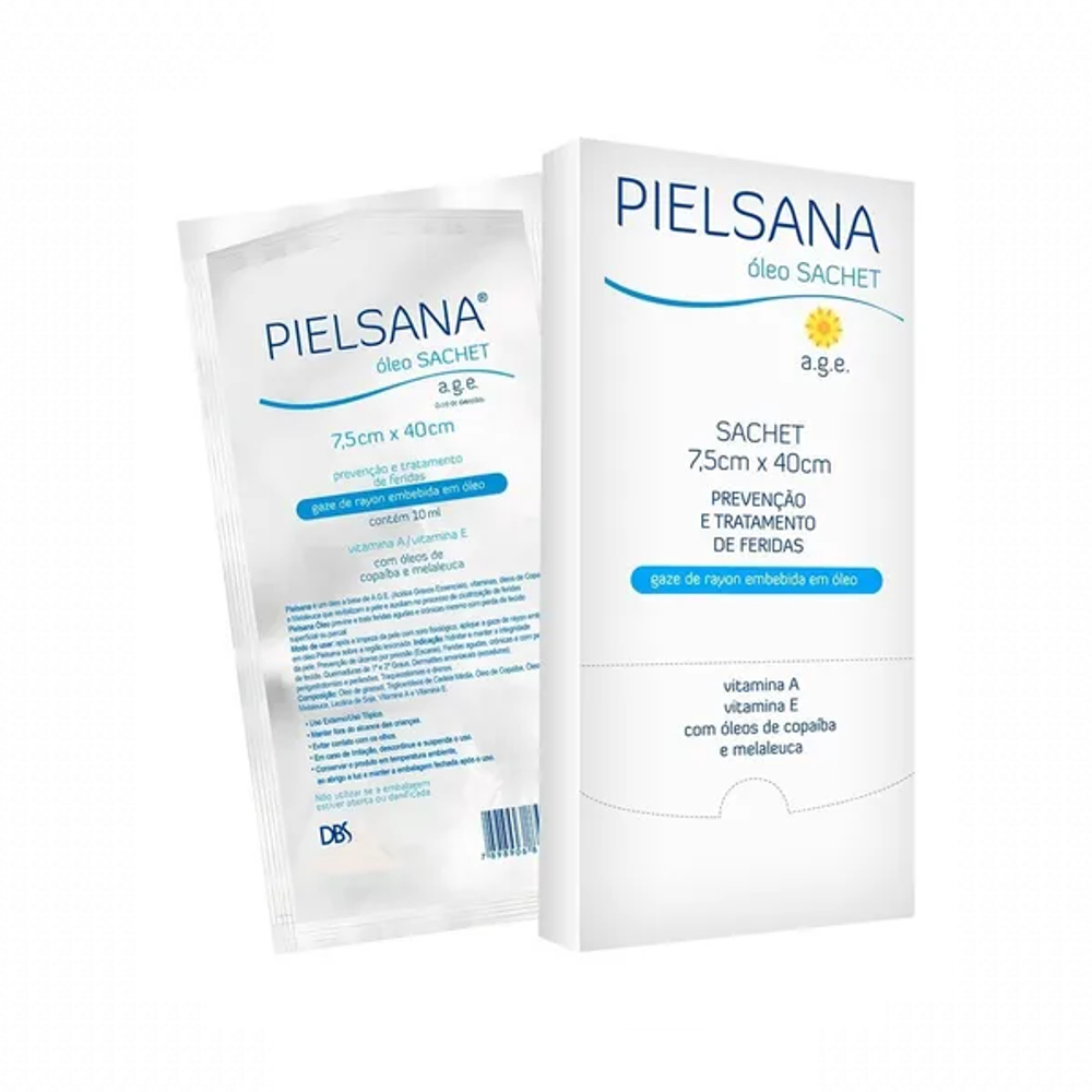 PIELSANA GAZE RAYON ÓLEO AGE - SACHê 7.5CMX40CM